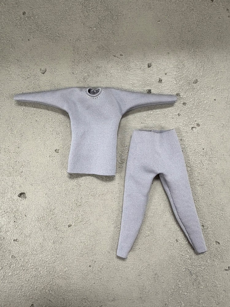 MI-BDST-GY-L: 1/12 Grey bodysuit for 6″ VToys GWToys Muscular body