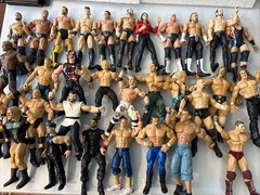 Lot of 30 WWE Loose Figures Elite Legends Basic Lots Of Variety