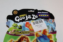 SEALED Heroes of Goo Jit Zu Abominable Snowman Yeti 5″ figure White Purple MISP