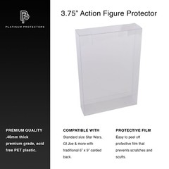 Action Figure Protector Case for 3.75″ Carded New & Vintage Star Wars or GI Joe