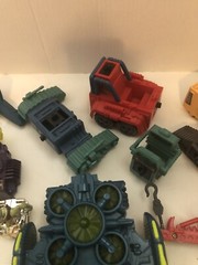 Vintage Battle Builders Parts Lot Toy Biz Circa 1995 Includes Action Figure