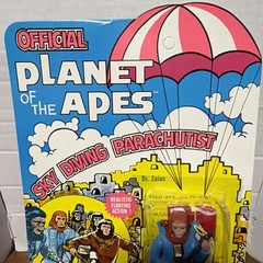 Planet Of The Apes Sky Diving Parachutist 5″ Dr Zaius New Nm Unpunched*211