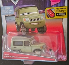 Disney Pixar Cars Tokyo Party Miles Axlerod With Microphone Mattel 2014 CJM45