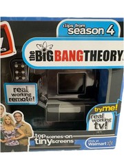 Big Bang Theory Tiny TV Classics Real Working TV & Remote Arcade Toys Set Of 4