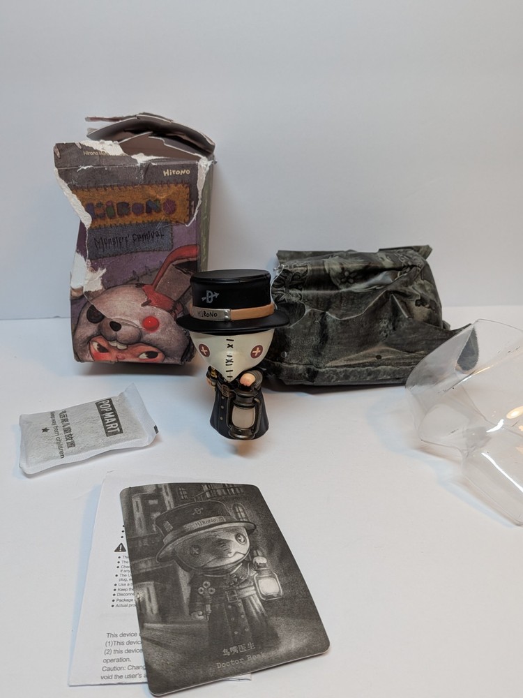 Hirono Doctor Beak Monsters’ Carnival Series Pop Mart Plague Doctor Figure NOB