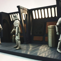 Endor Bunker Interior Diorama 1 for 3.75 in (1:18) Figure