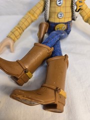 Disney Pixar Toy Story Fire Fightin’ Woody Soft Doll 2004 Drawstring WORKS READ