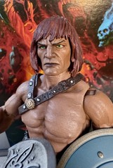 2025 Mythic Legions Legendary Barbarian Exclusive Fig Conan He-Man Thundarr USED