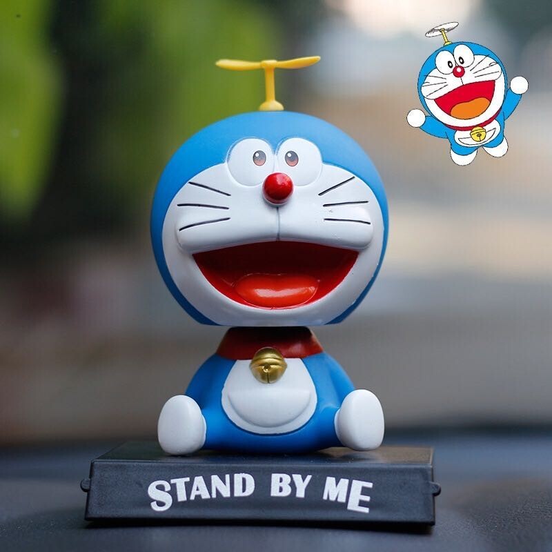 Doraemon Happy laugh Bobble Heads Action Figures Car & Home Decor Toys Gift