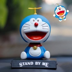 Doraemon Happy laugh Bobble Heads Action Figures Car & Home Decor Toys Gift