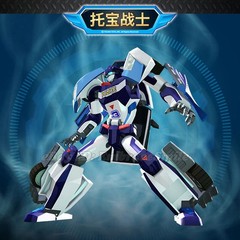 Tobot V Tornado Athlon: Transforming Police Car Robot Action Figure Toy IN BOX