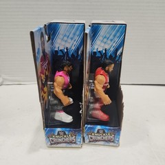 WWE Knuckle Crunchers Series 9 JEY USO & JIMMY USO 4 Inch Figures W Accessories
