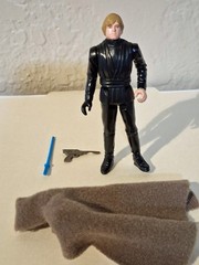 luke skywalker jedi knight with blue light sabre