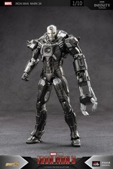 zd toys IRON MAN MARK 34 SOUTHPAW 1/10 action figure iron man 3 MARVEL ship July