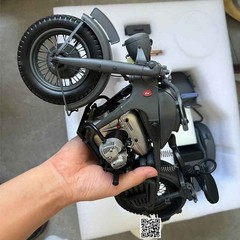 DID Motor Tricycle Motorcycle Model For 1/6 Action Figure Collection Gray Ver.