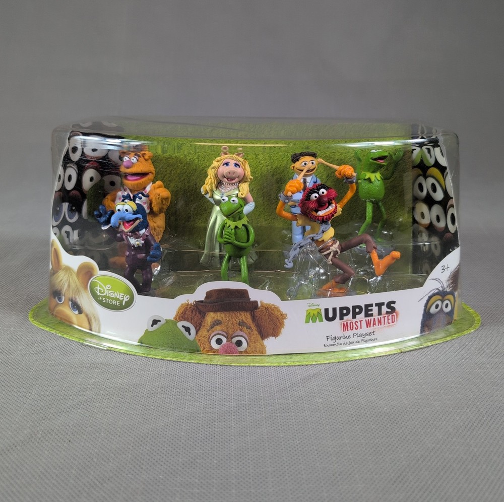 Disney Store Muppets Most Wanted Figurine Playset 7 Figures Cake Toppers