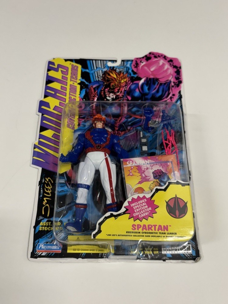 Vintage 1995 NIB Playmates WILD C.A.T.S WildCats Spartan Comic Action Figure