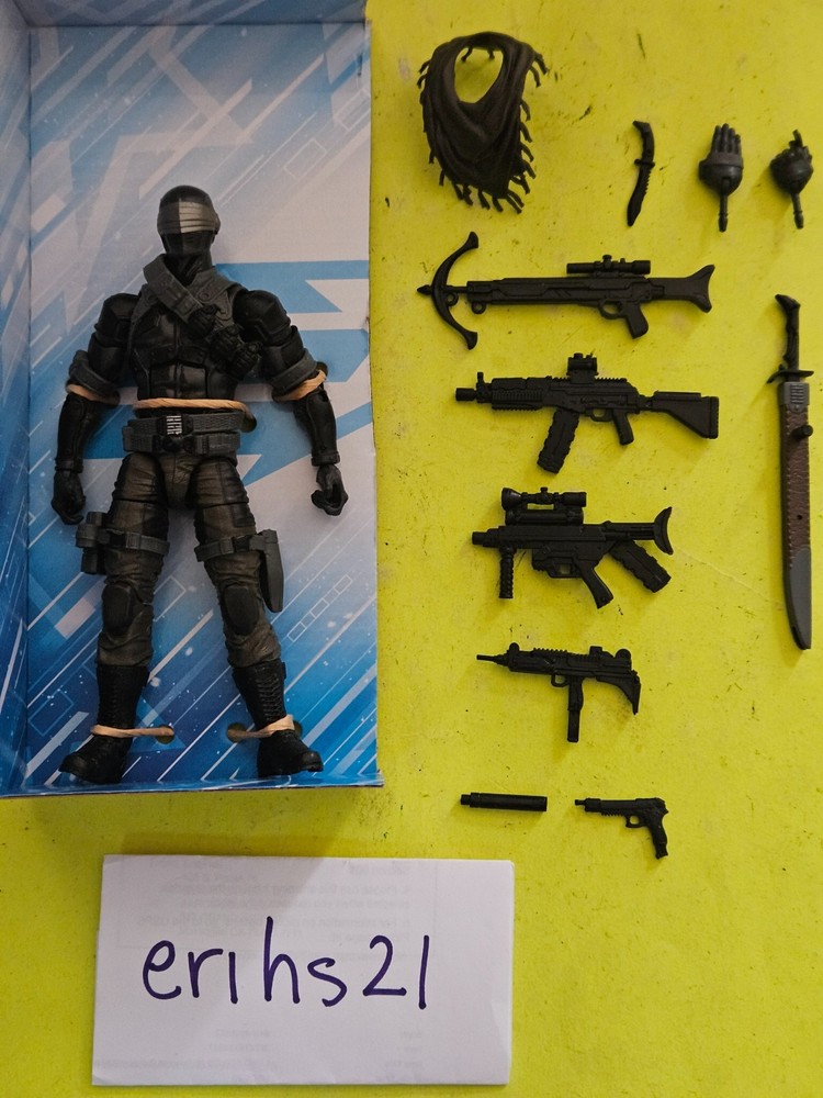 Snake Eyes GI Joe Classified #52 w/ accessories 6″ in Action Figure – NO Timber