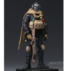 Pre-sale Premium 1/18 3.75″ Vest Cloak Ghost Figure Head Sculpt Weapon Headphone