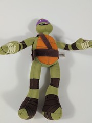 Nickelodeon TMNT Donatello Plush 10″ Stuffed Turtle Figure Toy Purple Mask