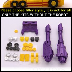 3D DIY Wheel Cover Filler M-75A Cannon Gun Upgrade Kit For Legacy Dragstrip