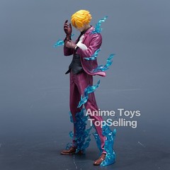 ONE PIECE Action Figure Sanji 25cm/9.84in PVC Statue Collection Model Toy Gift*