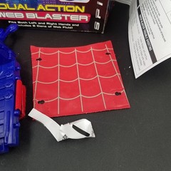 Spider-Man Web Blaster Dual Action Web Fluid Or Water Shooter INCOMPLETE