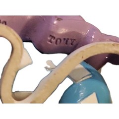 Pokemon Suicune Tomy 2″ Blue Purple Teal White Action Figure Toy Collectible