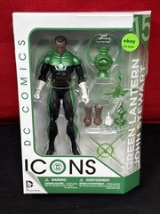 Green Lantern John Stewart DC Icons Collectibles #15 Comic Action Figure New
