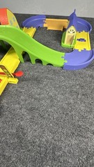 Peppa Pig All Around Town Adjustable Track Playset Talking Car And Accessories