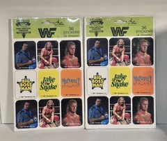 RARE 1991 WWE WWF Titan Sports Wrestling Sticker Packs Lot ×2 NEW & SEALED