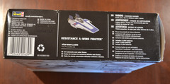 REVELL STAR WARS THE LAST JEDI A-WING FIGHTER OPEN BOX COMPLETE SNAPTITE DISNEY