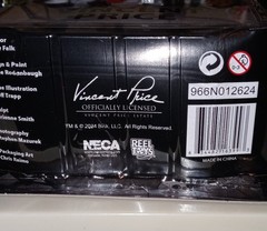 VINCENT PRICE: NECA Silver Screen Toony Terrors b&w figure package NIB FREE SHIP