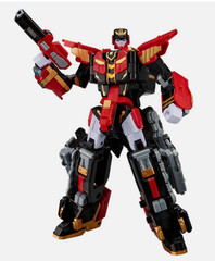 Metal Cardbot S BLASTRAIN Blast Train Red Transforming Robot Diesel Trains