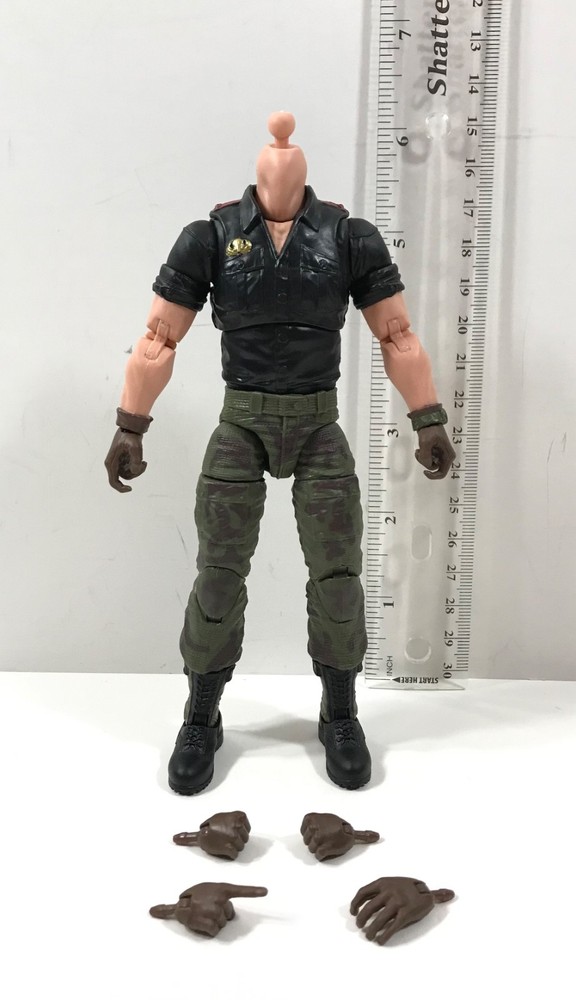 GI Joe Classified Retro Flint 6″ 1:12 scale figure body with extra hands fodder