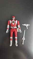 MMPR Auto Morphin Series 2 – Red Black Yellow – Rocky Adam Aisha – Custom, READ