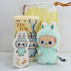 POP MART Labubu The Monsters Pin For Love Series Mini Vinyl Plush Doll Pendant I