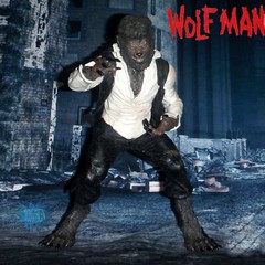 WOLFMAN FIGURE & THE WOMAN ~UNOPENED PLUS 8 WEREWOLF FILMS / SUPER SALE -$100.00