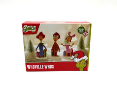 Grinch Village Figures Set Whoville Whos Cindy Lou Max 6pc Christmas Figurines