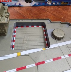 1998 RedBox Toys Independence U.S Aircraft Carrier Ship 31″, W/ 6 Die Cast Plane