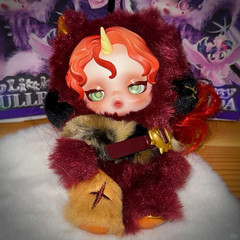 2pcs Secret Skullpanda My Little Pony Series Blind Box Figure Toy Plush Pendant