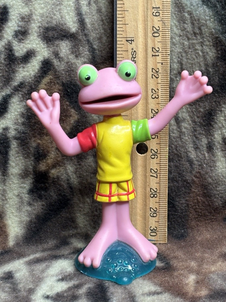 Rubbadubbers Figure Tubbs Frog Cbeebies 2000s Vintage Cake Topper Toy Vintage