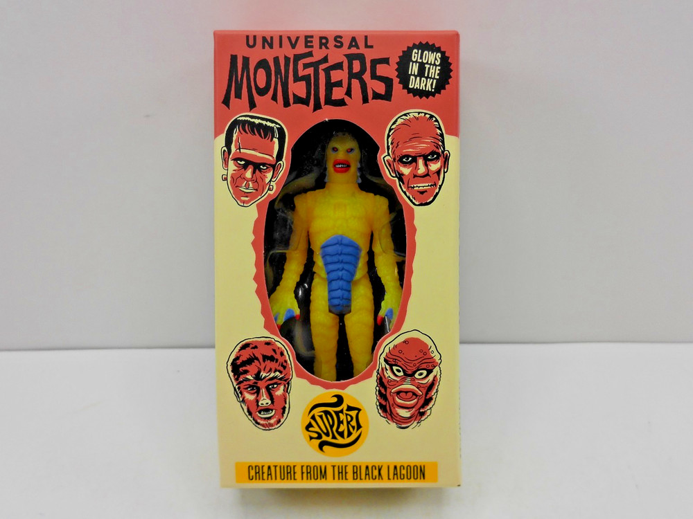 SUPER7 UNIVERSAL MONSTERS GLOW IN DARK COSTUME COLORS CREATURE REACTION NEW