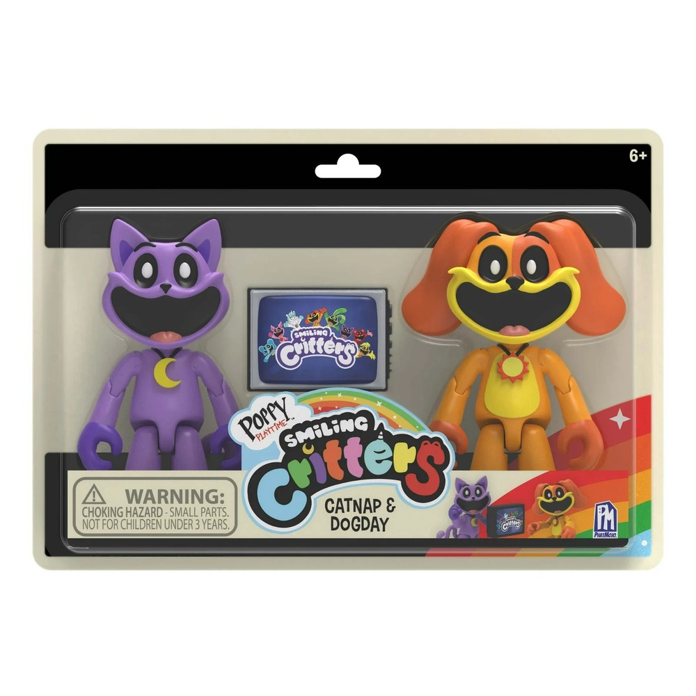 Poppy Playtime Smiling Critters “Catnap & Dogday” 2 Pack