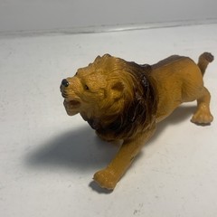 6″ Toy Lion Vinyl Hard Plastic Rubber Roaring Jungle Zoo Cat Figure 1998