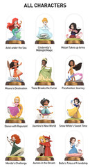 POP MART Disney Princess Create Your World Series Figures 4.33inches Authentic