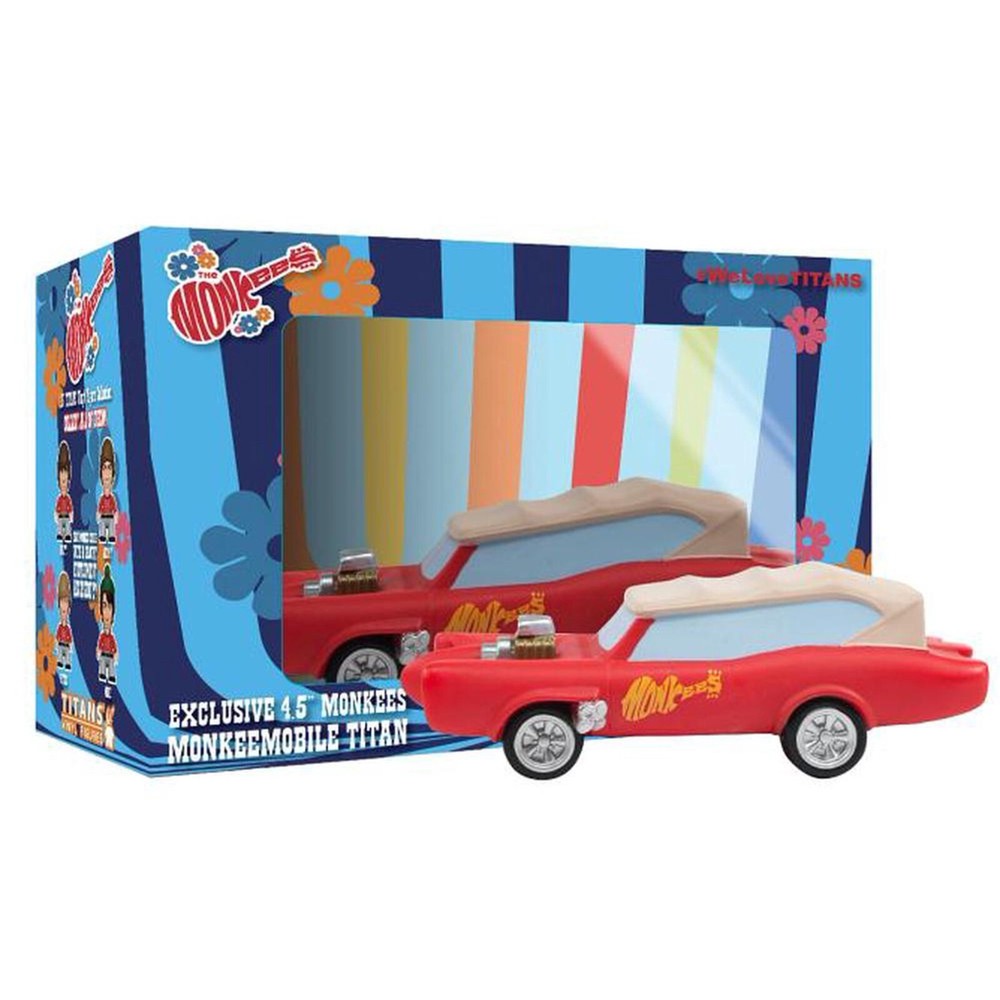 Titans Merchandise The Monkees Monkeemobile 4 1/2″ Vinyl Car Figure New In Box