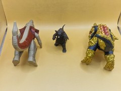 Ultraman Kaiju Monster Figures Lot Bandai 1997 1999 2010 20cm 7.9in
