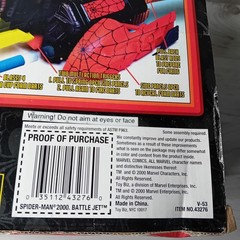 SPIDERMAN 2000 BATTLE JET TOY BIZ NEW IN OPENED BOX – RARE RETRO VINTAGE TOY