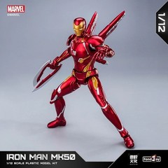 1/12 FondJoy Iron Man MK50 Tony Stark Action Figure DIY Model Gift Toy